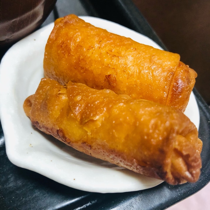 ライスペーパーで代用!ポテトサラダ春巻き
